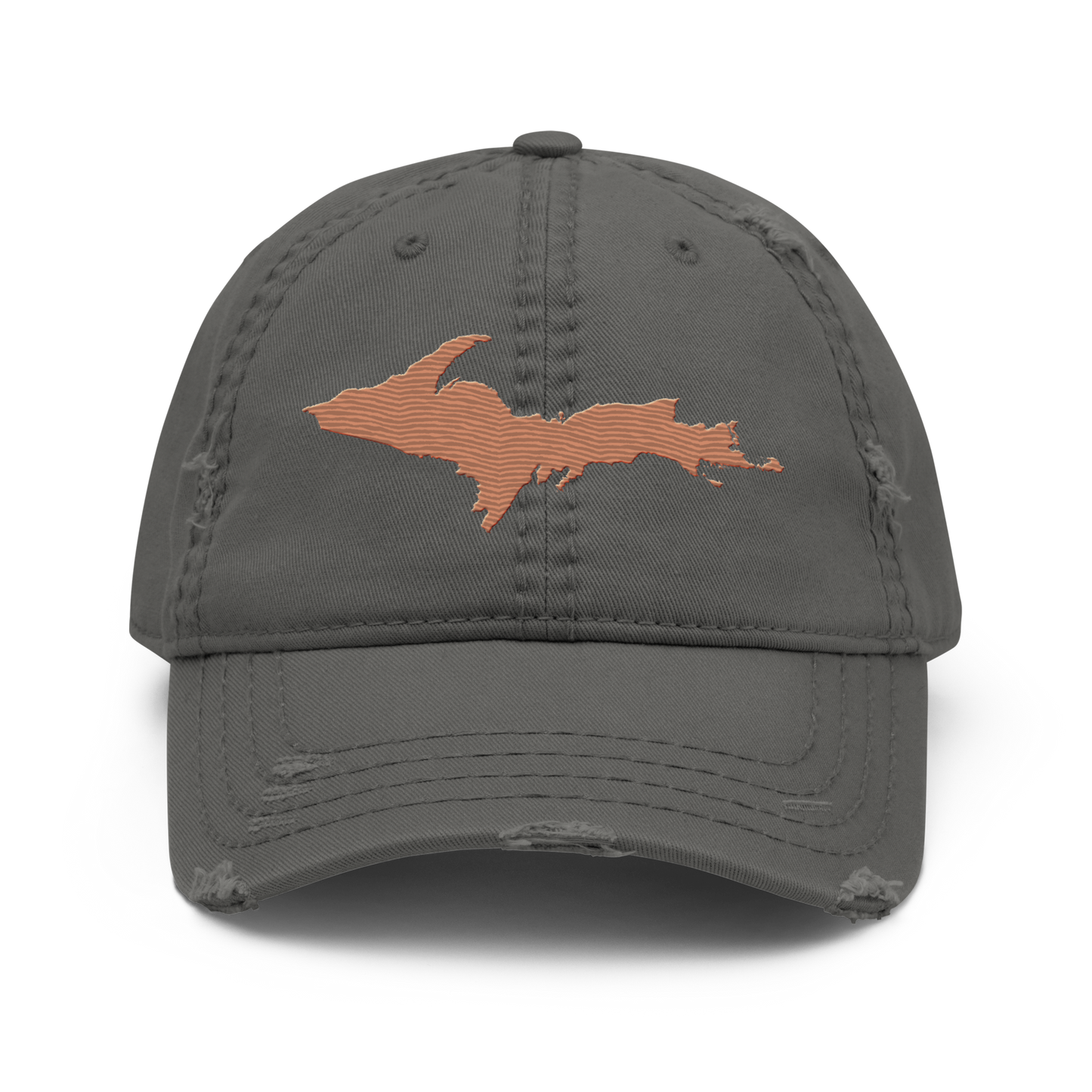 Upper Peninsula Distressed Dad Hat | Copper