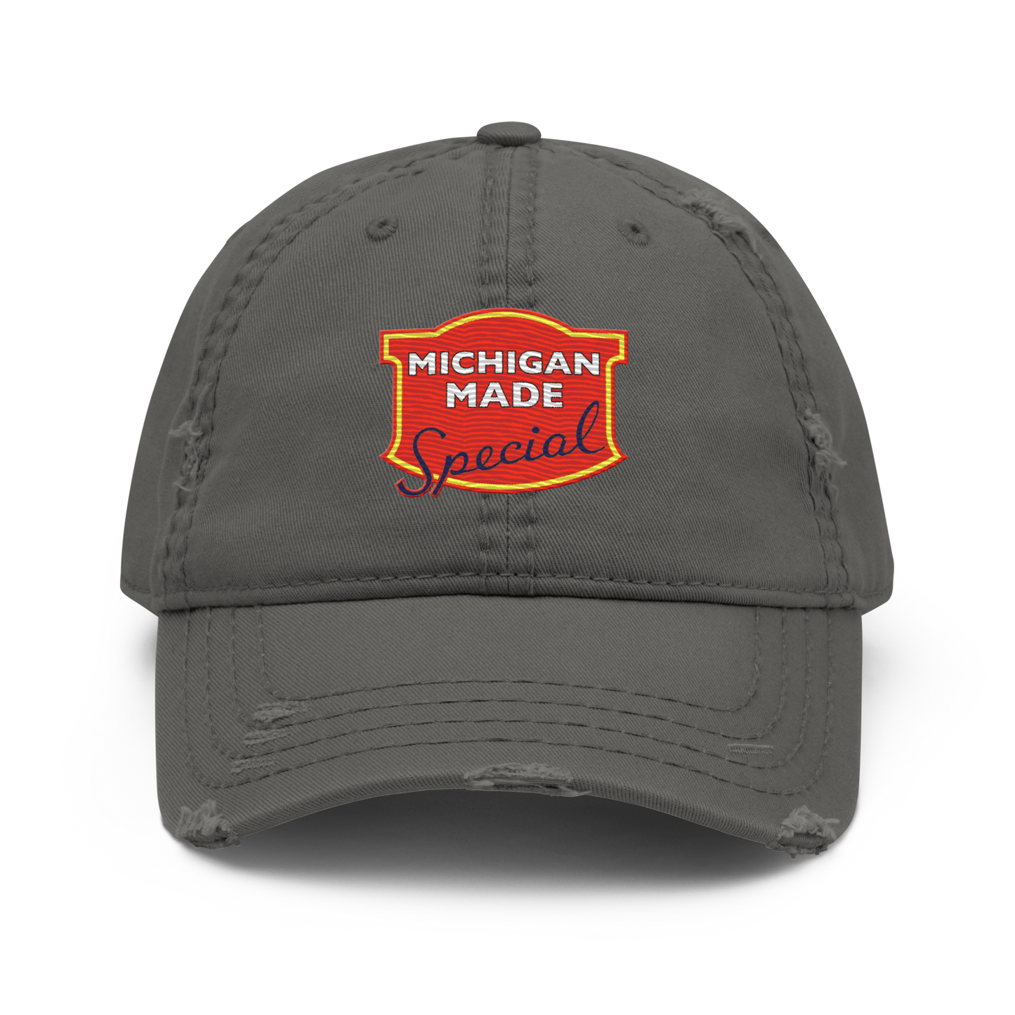 'Michigan Made' Distressed Dad Hat | Potato Chip Parody