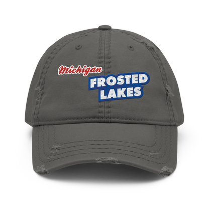 'Michigan Frosted Lakes' Distressed Dad Hat | Cereal Parody