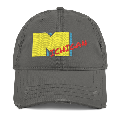 'Michigan' Distressed Dad Hat | Music Television Parody