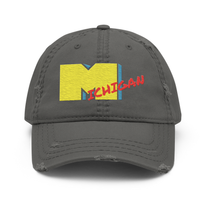 'Michigan' Distressed Dad Hat | Music Television Parody