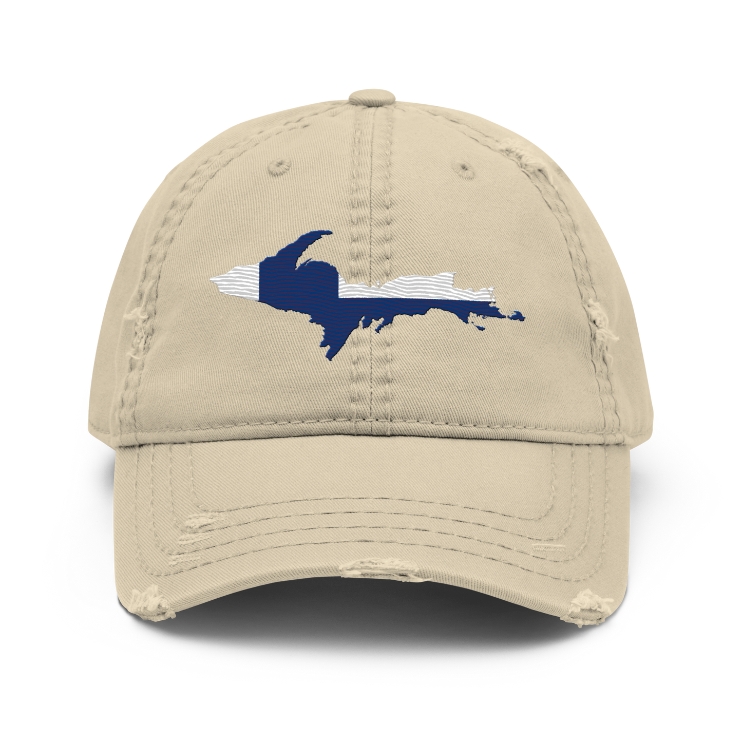 Michigan Upper Peninsula Distressed Dad Hat (FInnish Edition)