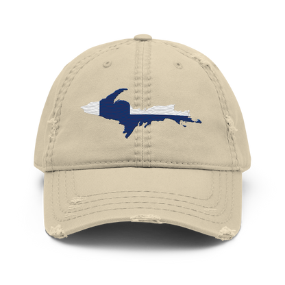 Michigan Upper Peninsula Distressed Dad Hat (FInnish Edition)