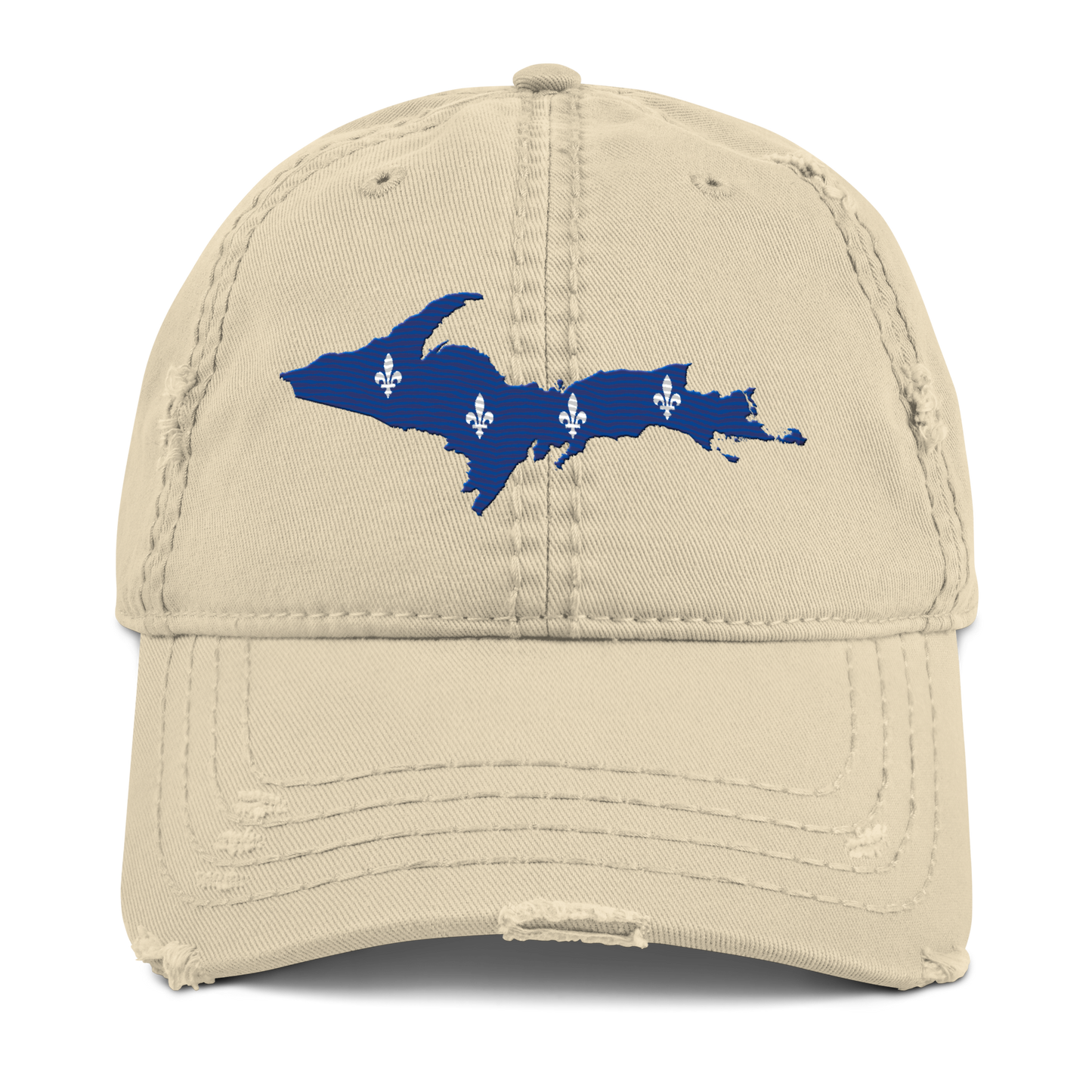 Michigan Upper Peninsula Distressed Dad Hat (French-Canadian Edition)