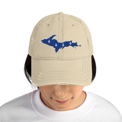 Michigan Upper Peninsula Distressed Dad Hat (French-Canadian Edition)