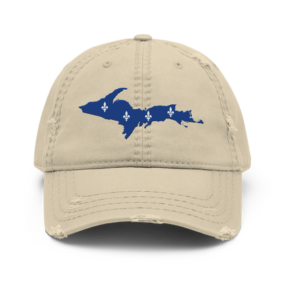 Michigan Upper Peninsula Distressed Dad Hat (French-Canadian Edition)