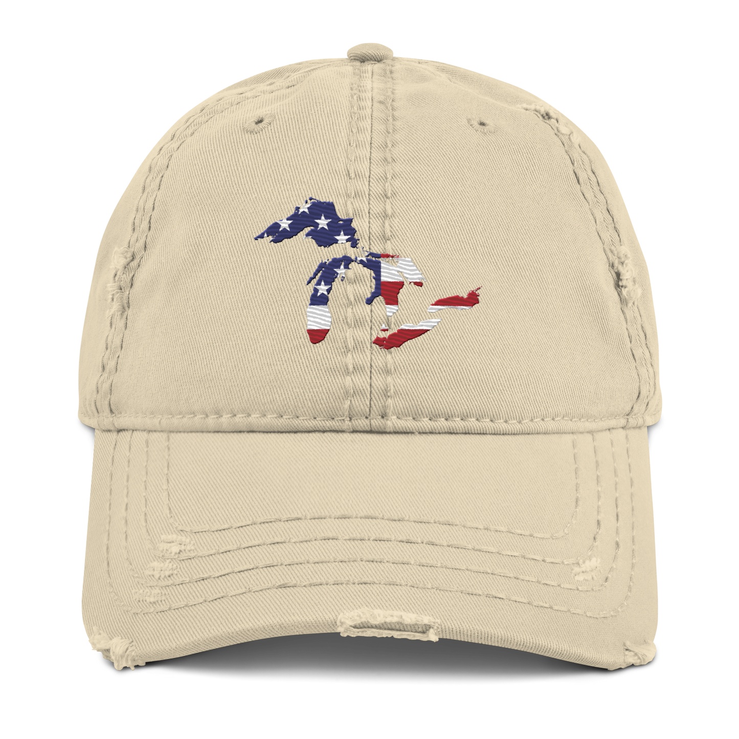 Great Lakes Distressed Dad Hat (Patriotic Edition)