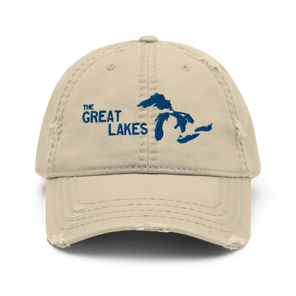 'The Great Lakes' Distressed Dad Hat