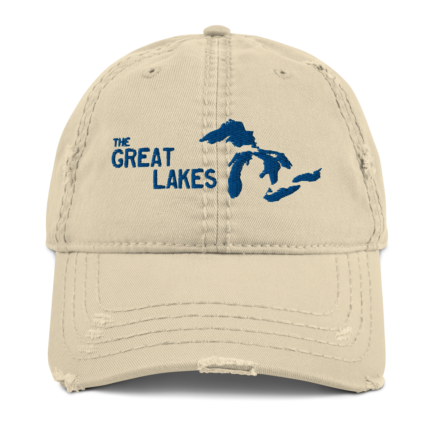 'The Great Lakes' Distressed Dad Hat