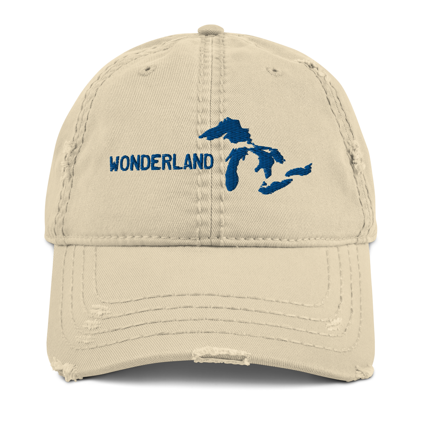 Great Lakes 'Wonderland' Distressed Dad Hat