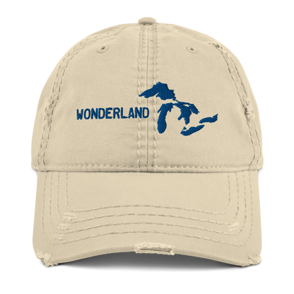 Great Lakes 'Wonderland' Distressed Dad Hat