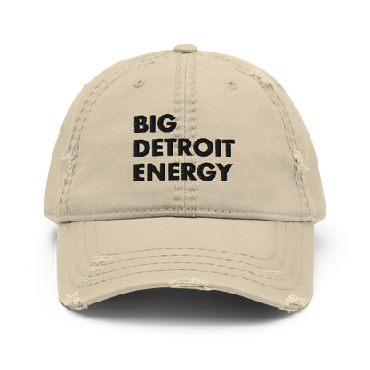 'Big Detroit Energy' Distressed Dad Hat