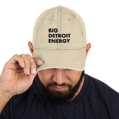 'Big Detroit Energy' Distressed Dad Hat