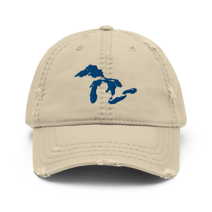 Great Lakes Distressed Dad Hat