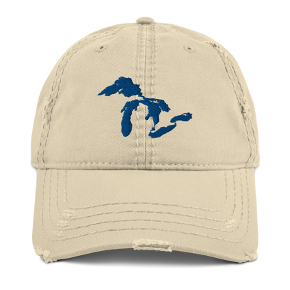 Great Lakes Distressed Dad Hat