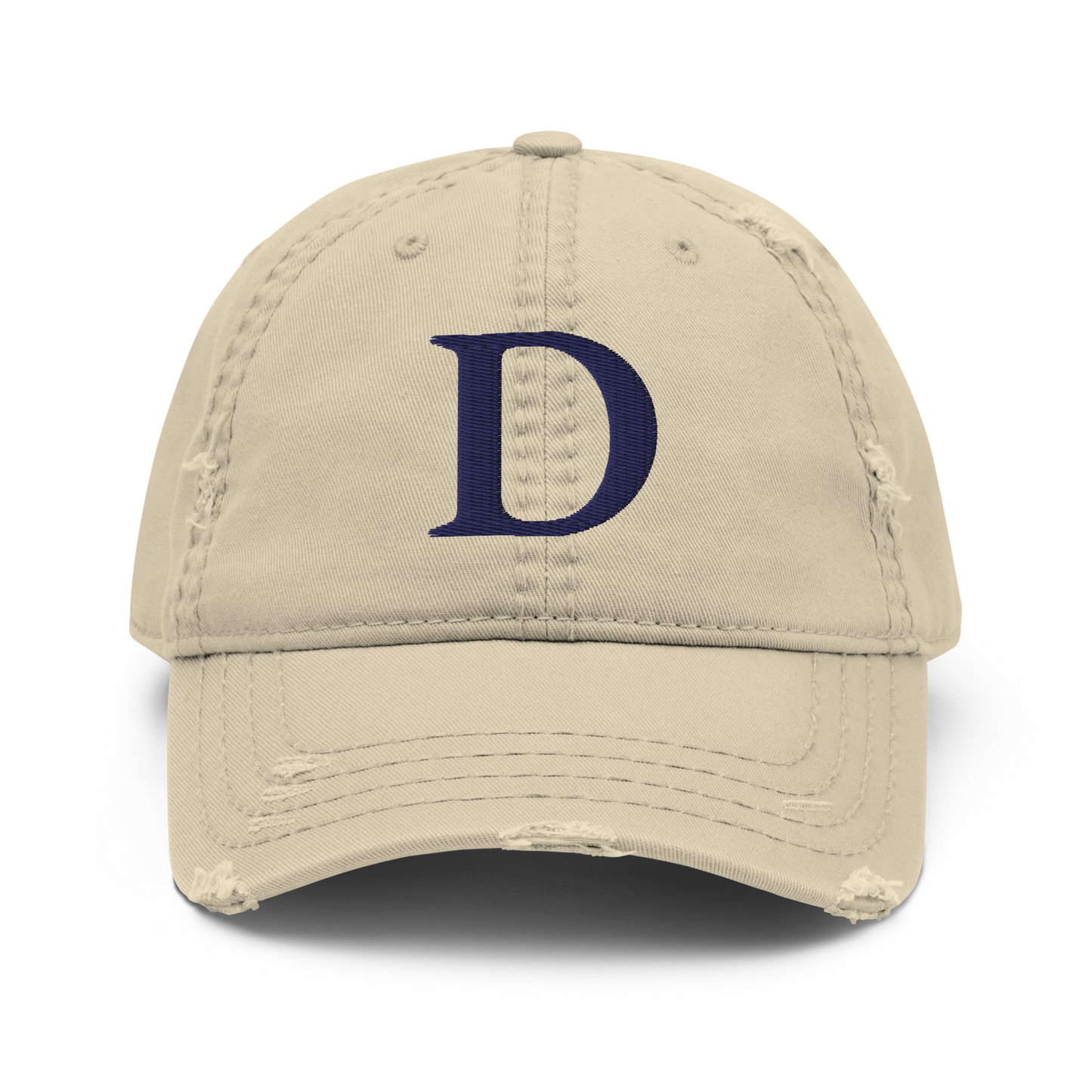 Detroit 'Old French D' Distressed Dad Hat