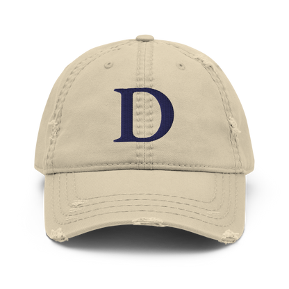 Detroit 'Old French D' Distressed Dad Hat