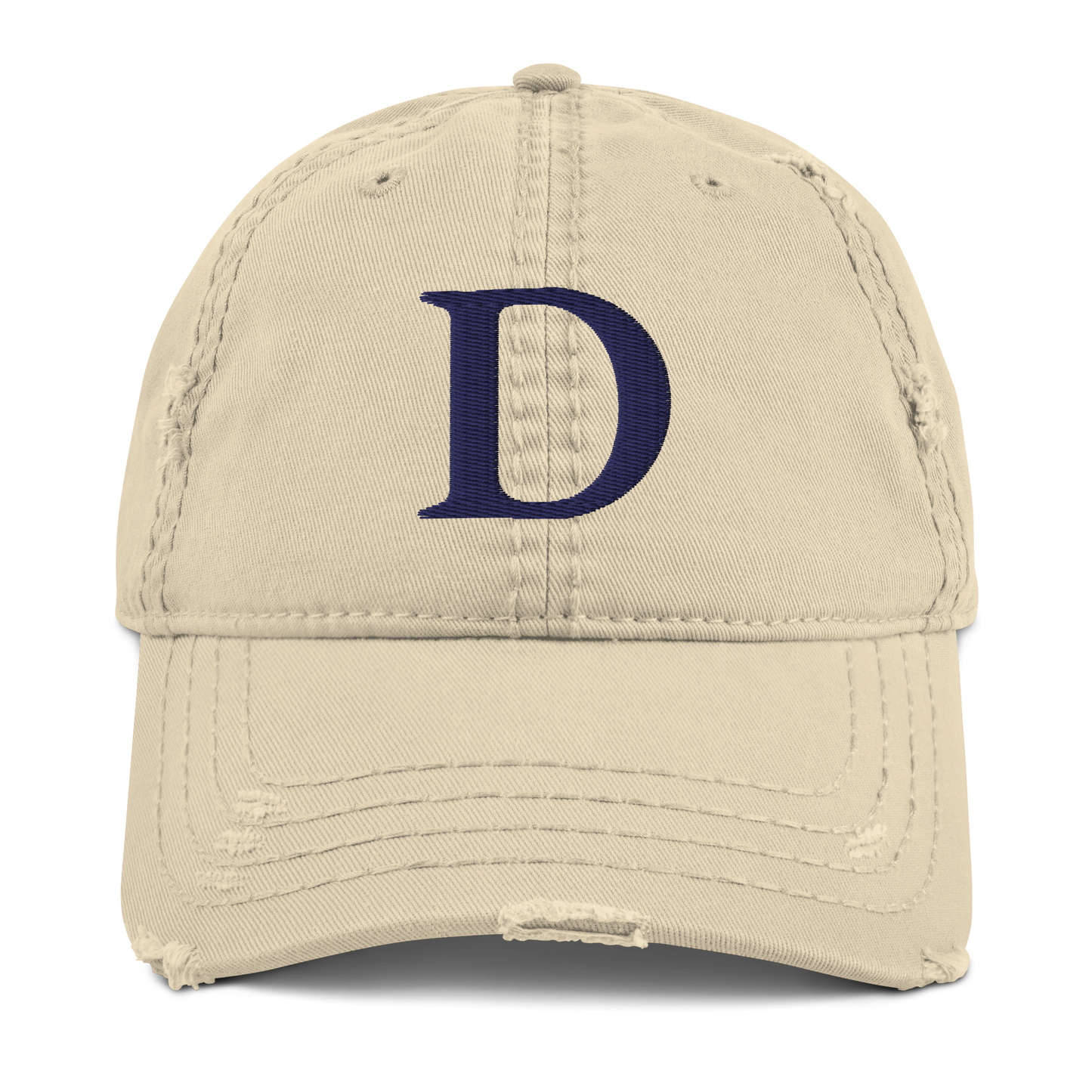 Detroit 'Old French D' Distressed Dad Hat