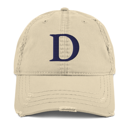 Detroit 'Old French D' Distressed Dad Hat