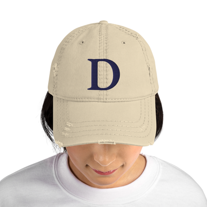 Detroit 'Old French D' Distressed Dad Hat