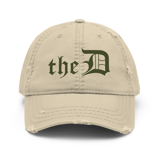 Detroit 'The D' Distressed Dad Hat