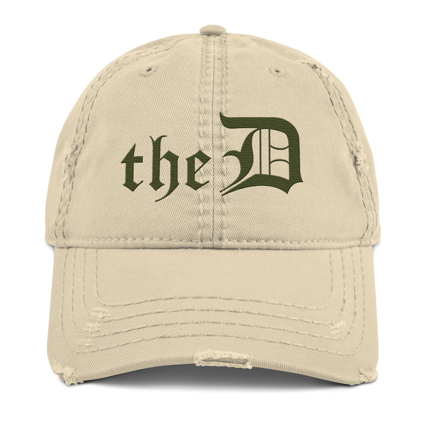 Detroit 'The D' Distressed Dad Hat