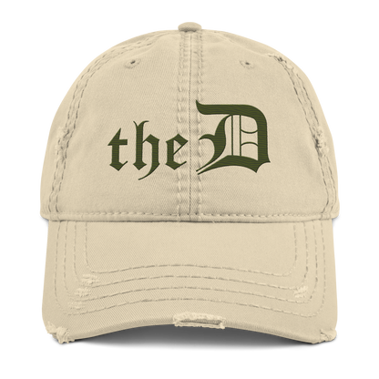 Detroit 'The D' Distressed Dad Hat