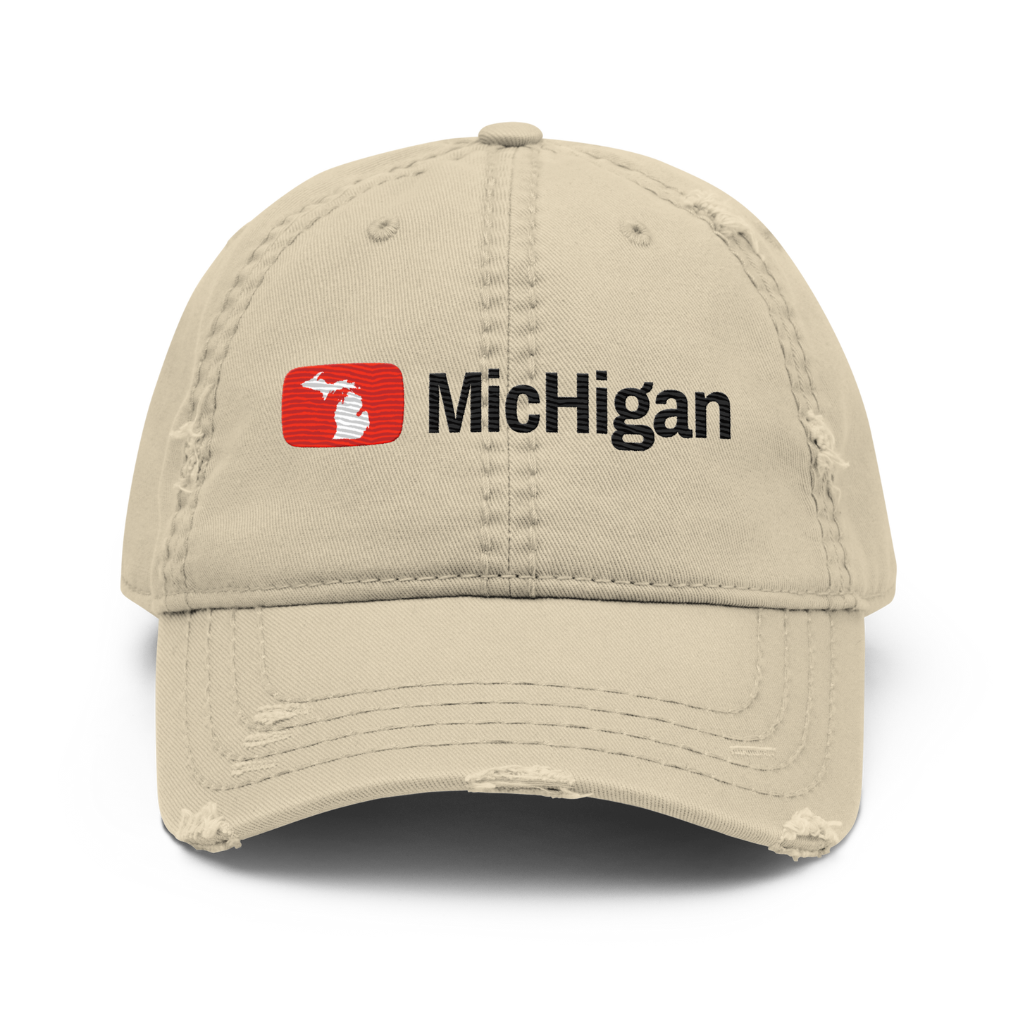 'Michigan' Distressed Dad Hat | Video Sharing Parody