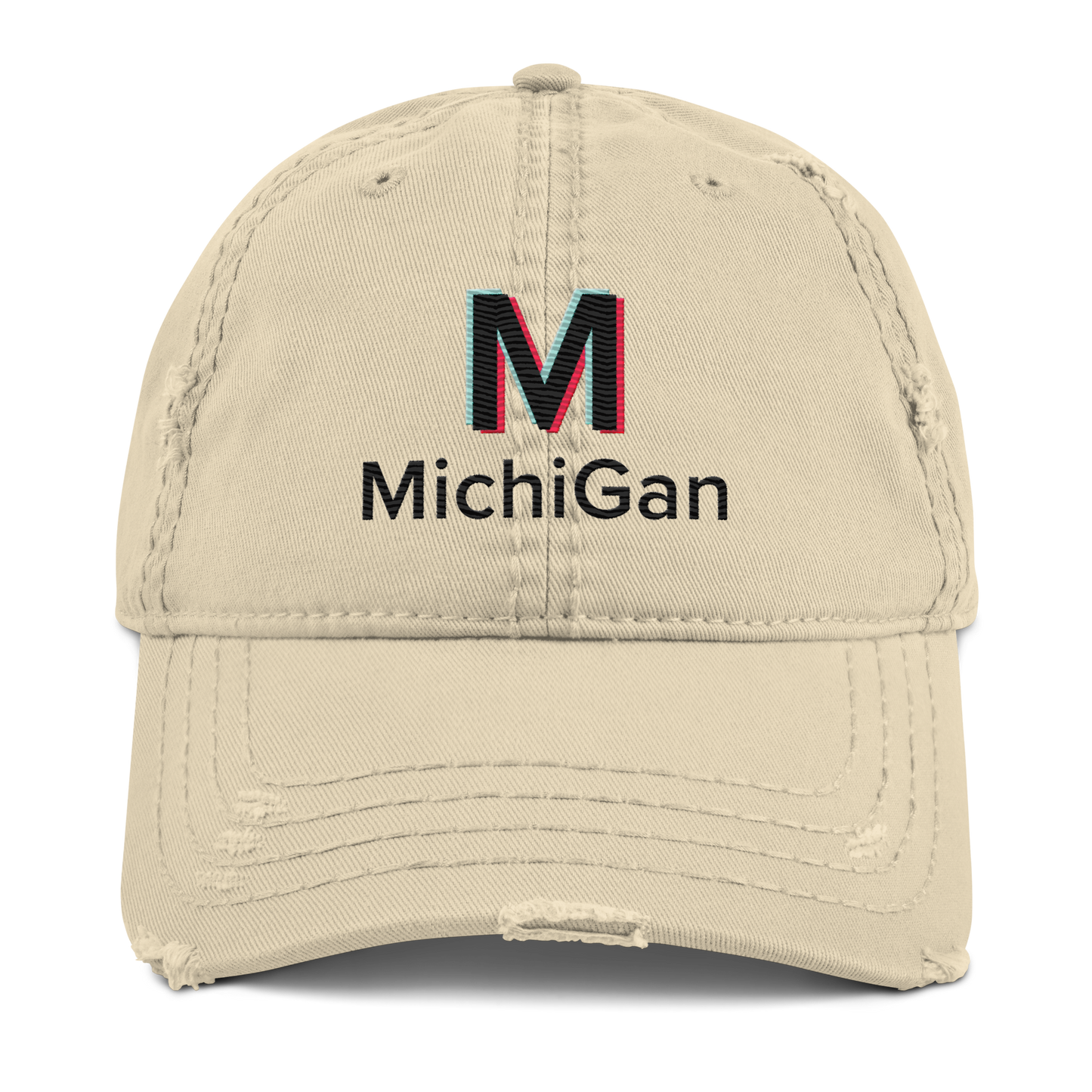 'Michigan' Distressed Dad Hat | Social Media Parody