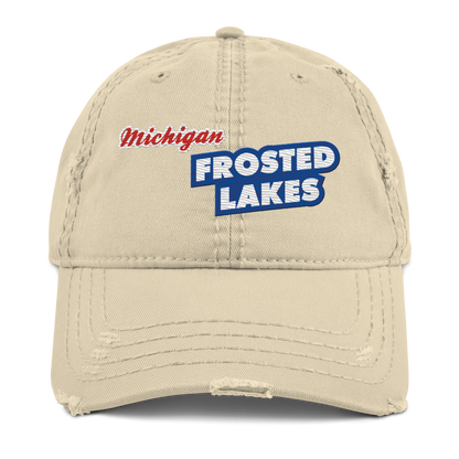 'Michigan Frosted Lakes' Distressed Dad Hat | Cereal Parody