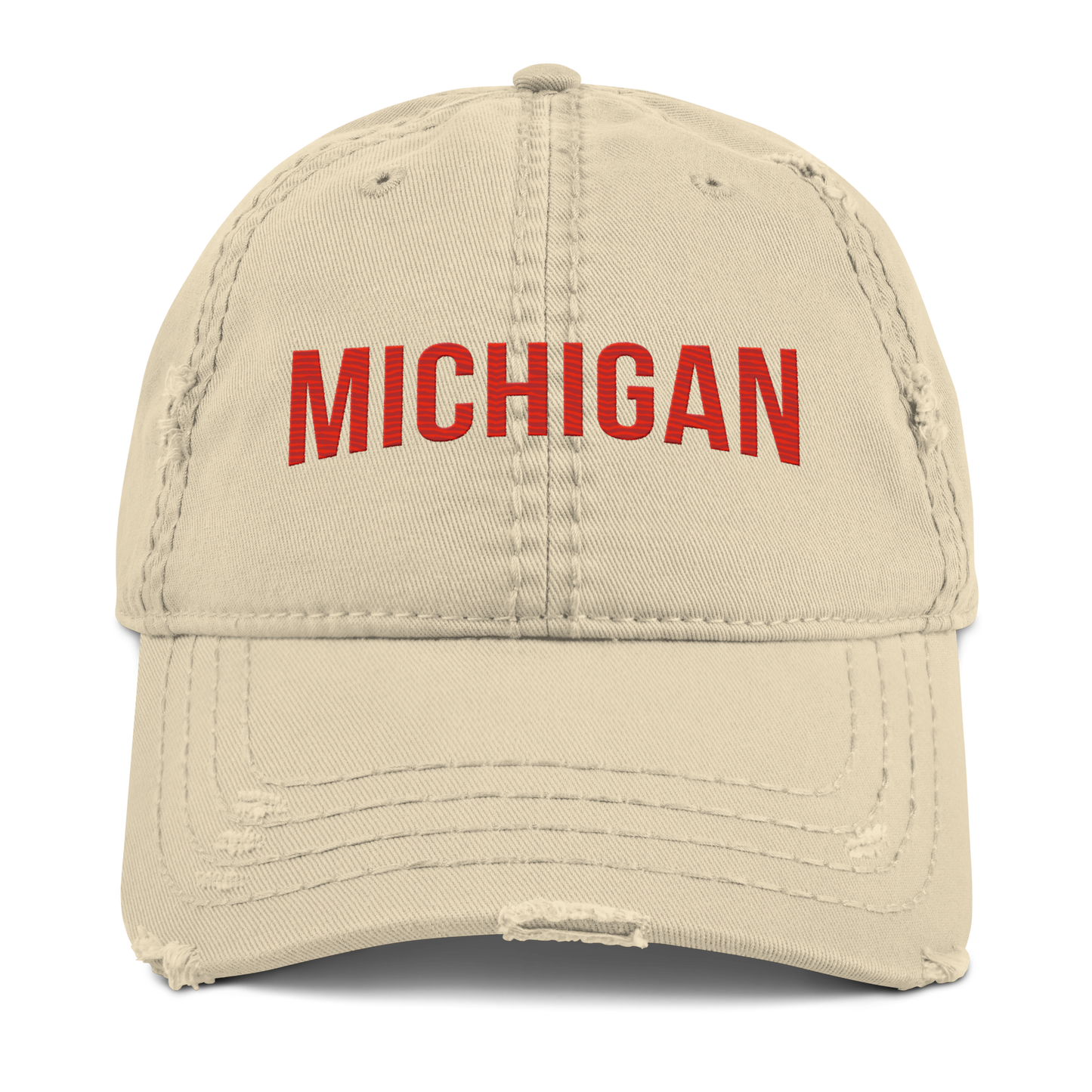 'Michigan' Distressed Dad Hat | Streaming Parody