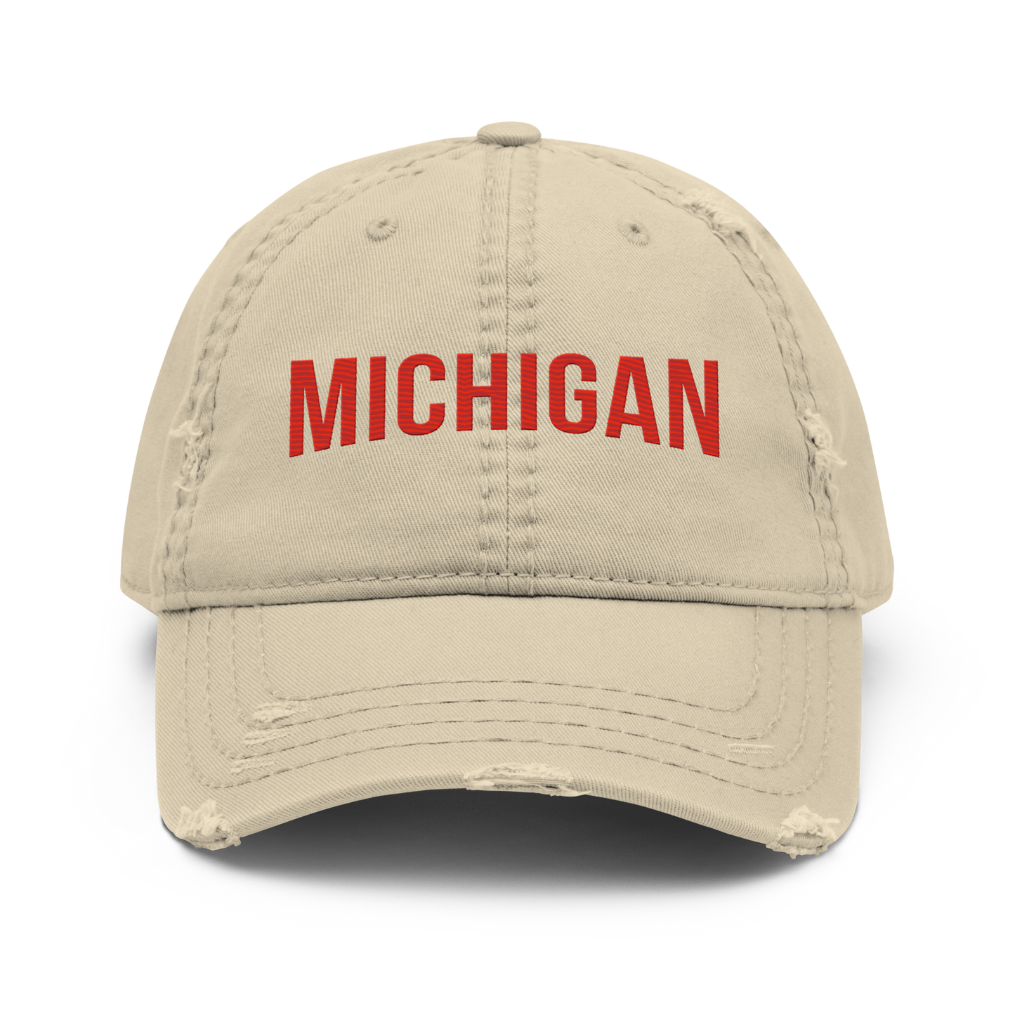 'Michigan' Distressed Dad Hat | Streaming Parody