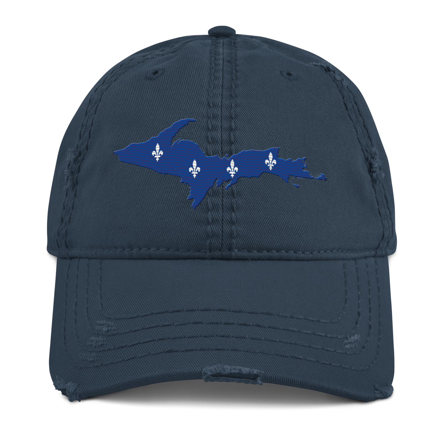 Michigan Upper Peninsula Distressed Dad Hat (French-Canadian Edition)