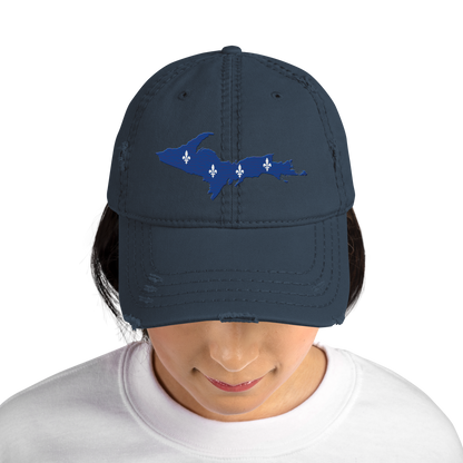 Michigan Upper Peninsula Distressed Dad Hat (French-Canadian Edition)