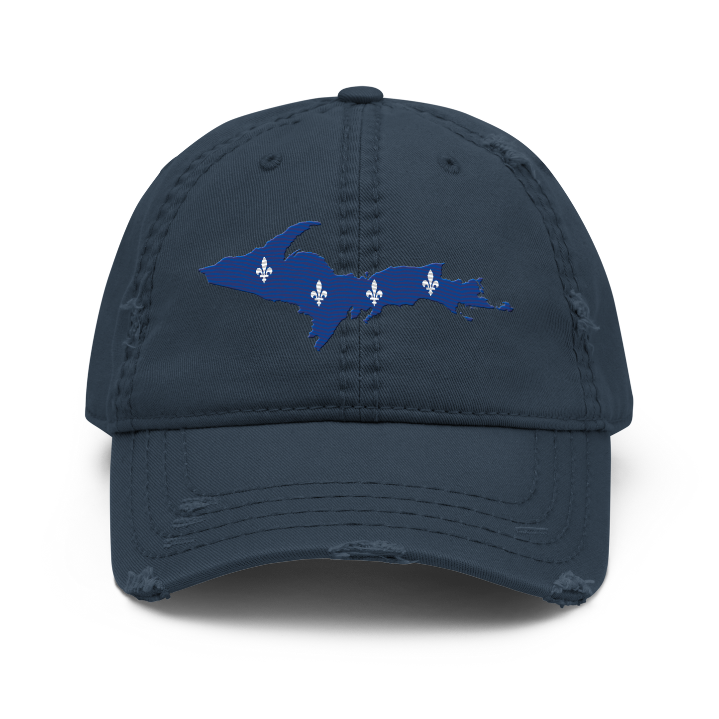 Michigan Upper Peninsula Distressed Dad Hat (French-Canadian Edition)