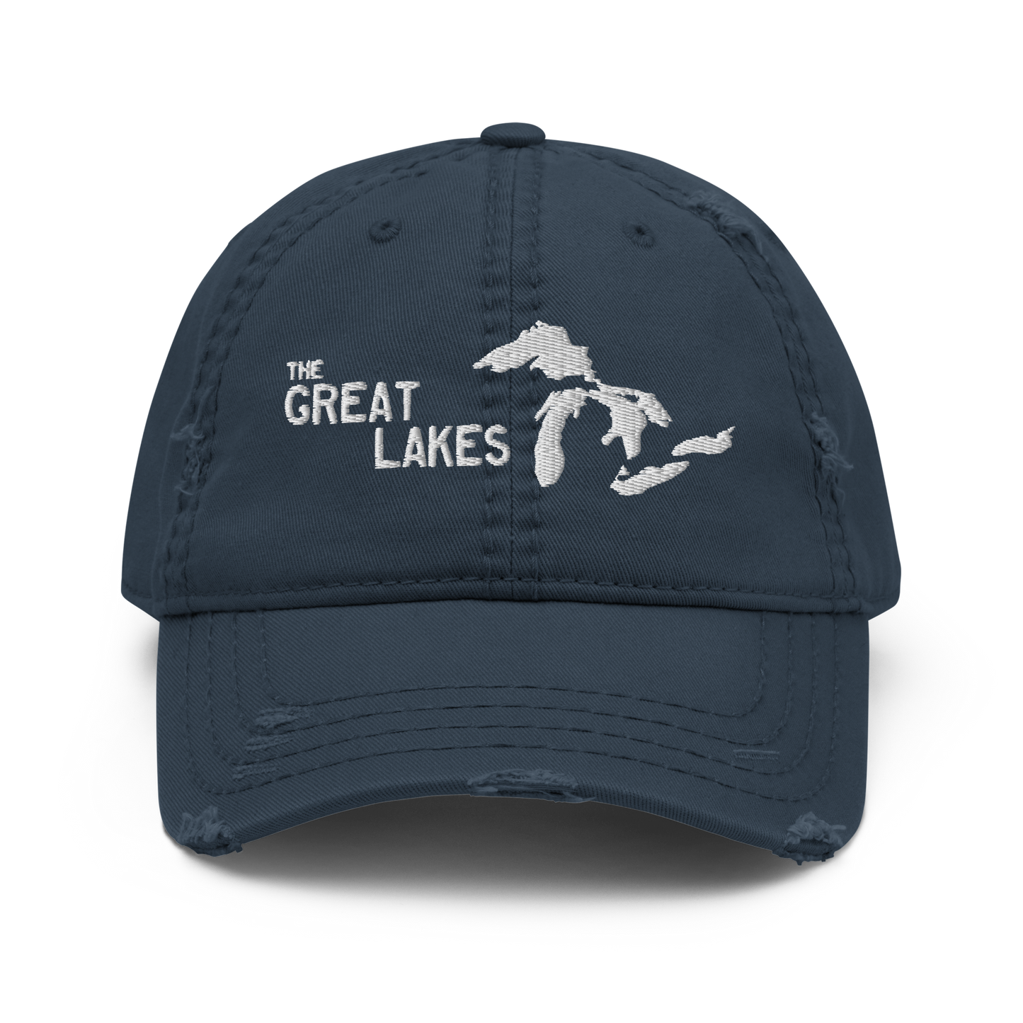 'The Great Lakes' Distressed Dad Hat