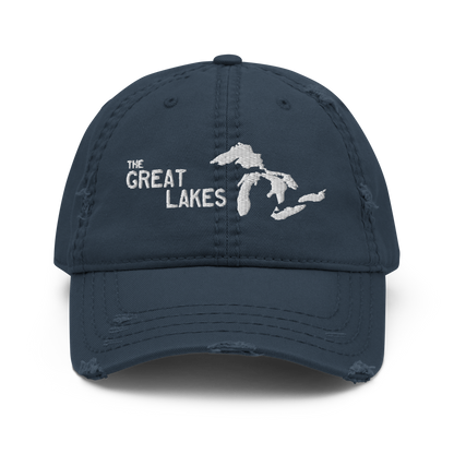 'The Great Lakes' Distressed Dad Hat