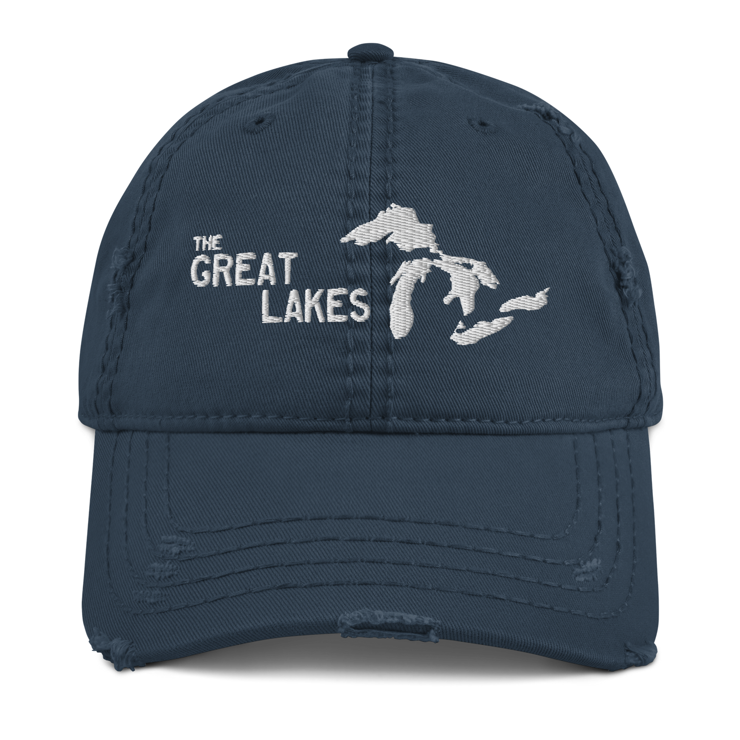 'The Great Lakes' Distressed Dad Hat