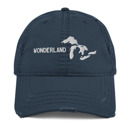 Great Lakes 'Wonderland' Distressed Dad Hat