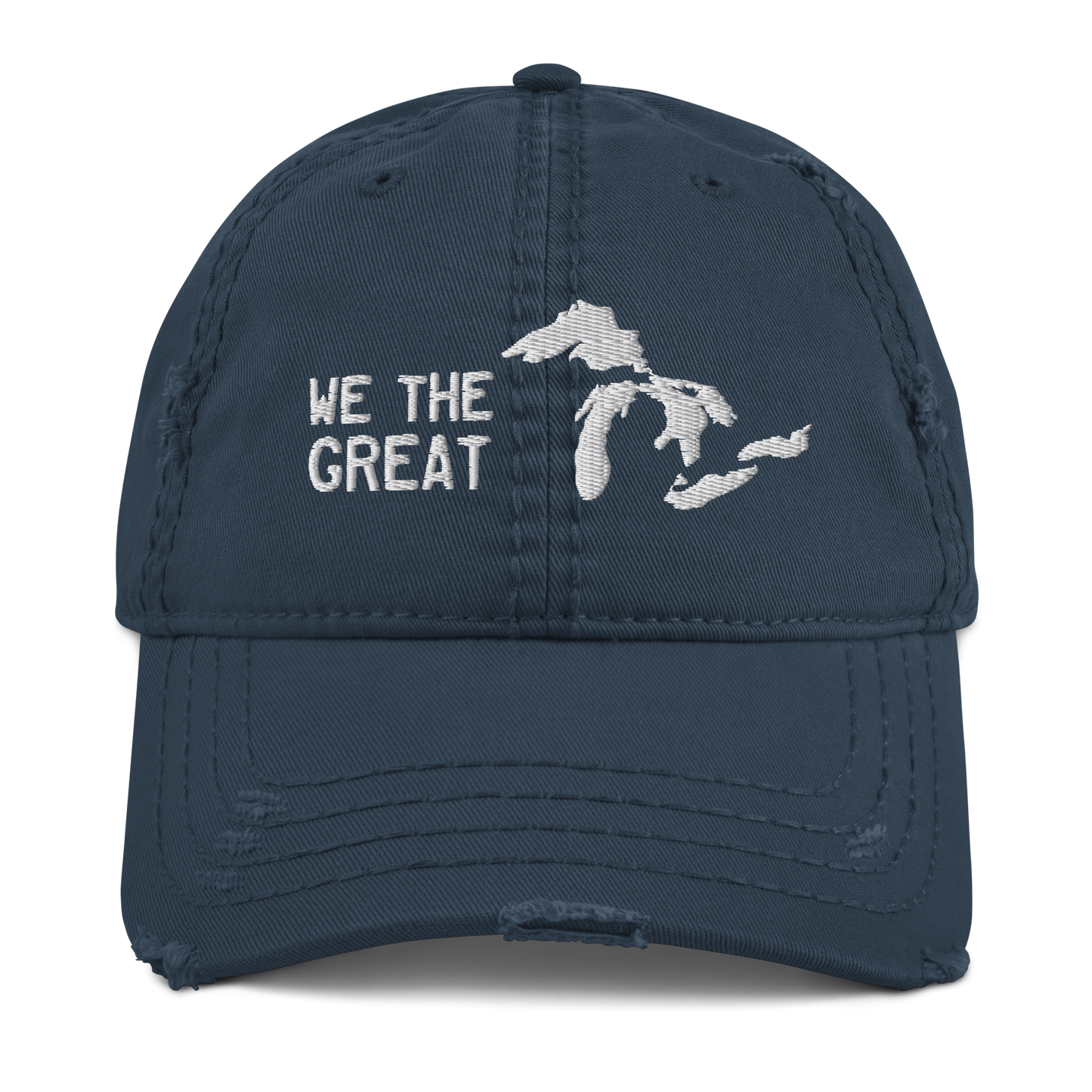 Great Lakes 'We The Great' Distressed Dad Hat