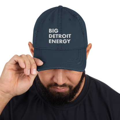 'Big Detroit Energy' Distressed Dad Hat