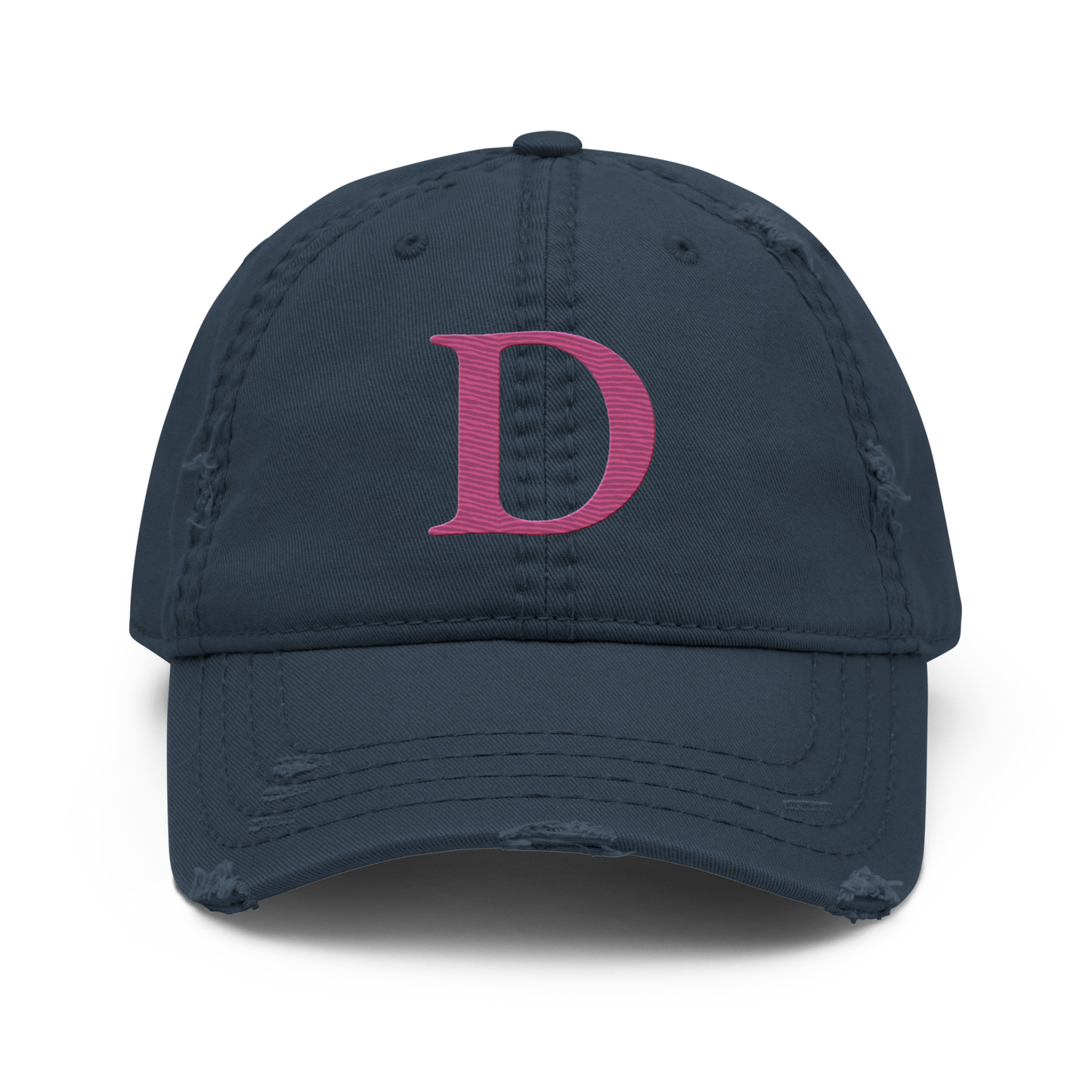 Detroit 'Old French D' Distressed Dad Hat | Apple Blossom Pink