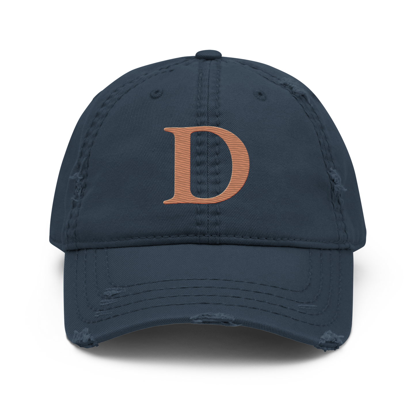 Detroit 'Old French D' Distressed Dad Hat | Copper