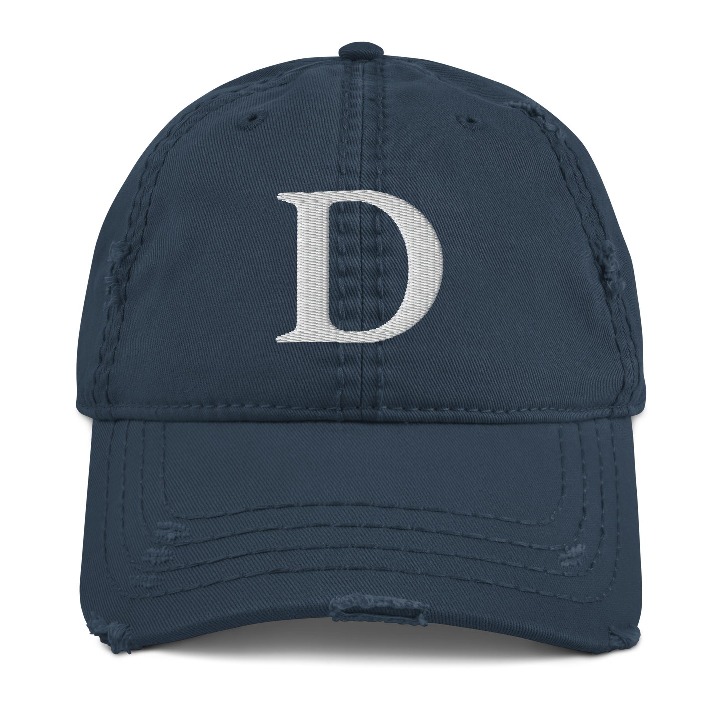 Detroit 'Old French D' Distressed Dad Hat