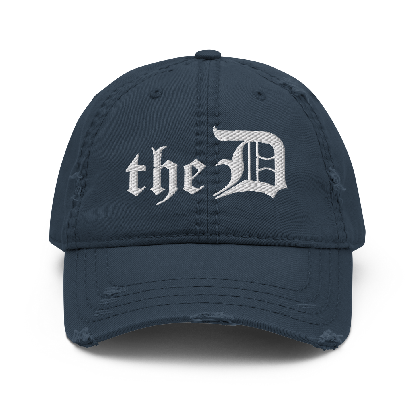 Detroit 'The D' Distressed Dad Hat