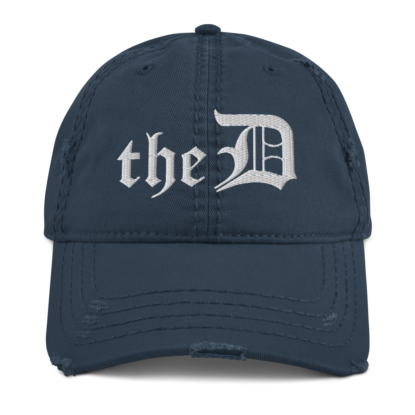 Detroit 'The D' Distressed Dad Hat