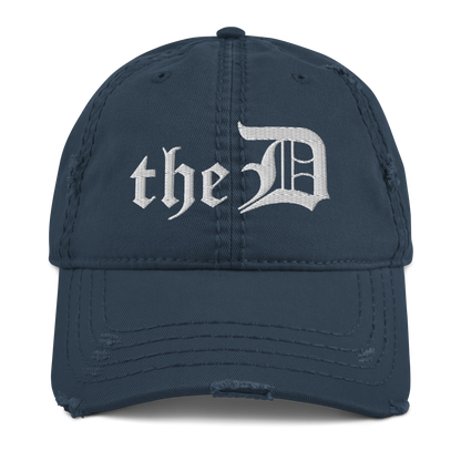 Detroit 'The D' Distressed Dad Hat