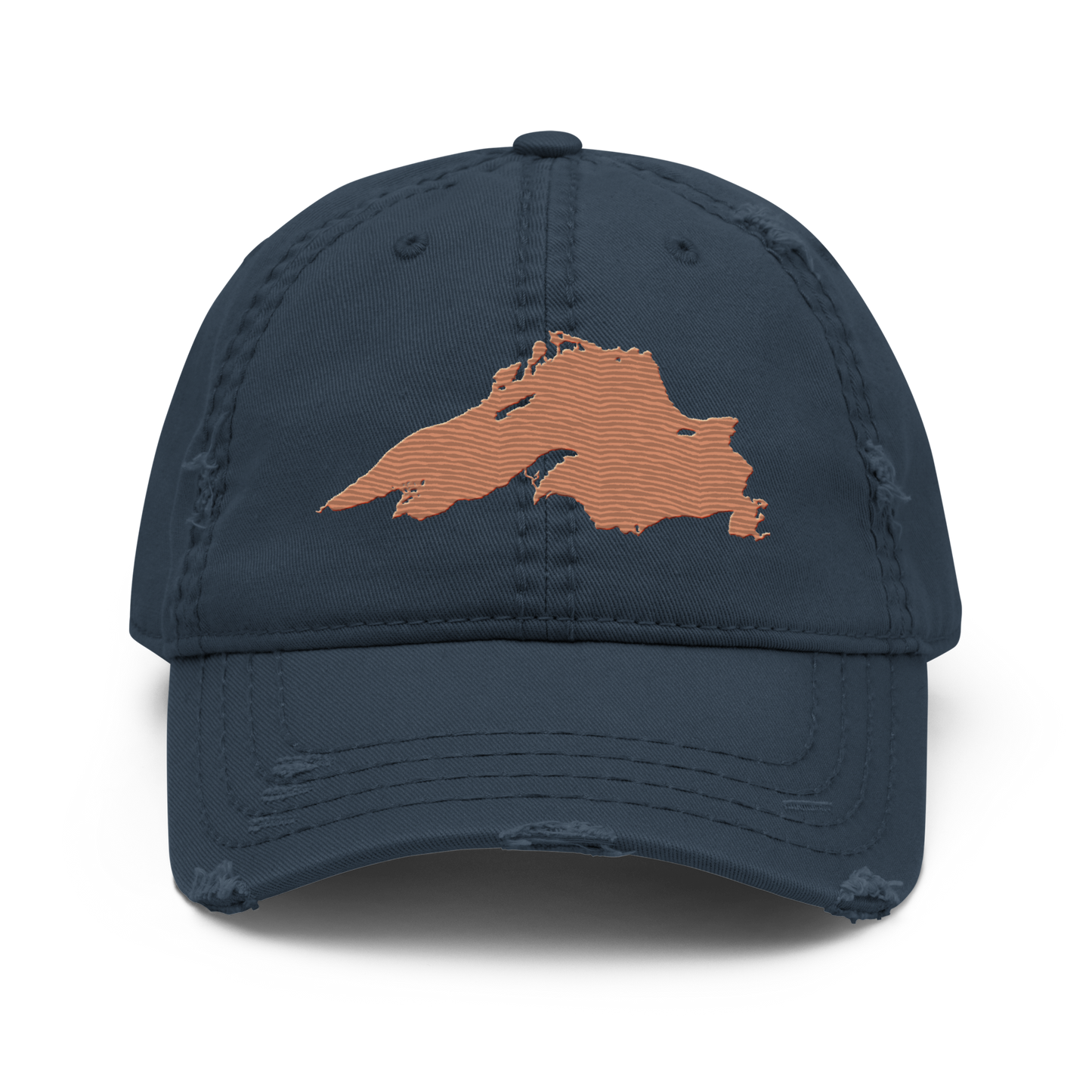 Lake Superior Distressed Dad Hat | Copper