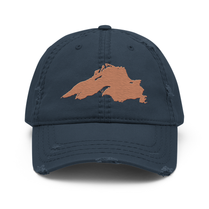 Lake Superior Distressed Dad Hat | Copper