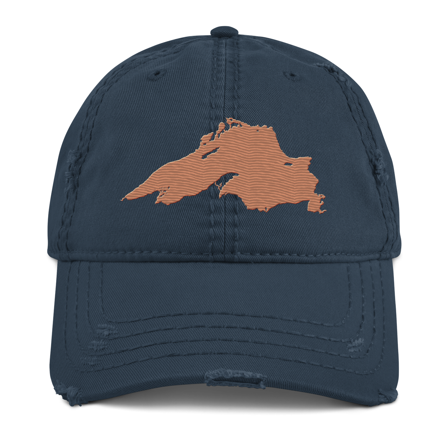 Lake Superior Distressed Dad Hat | Copper